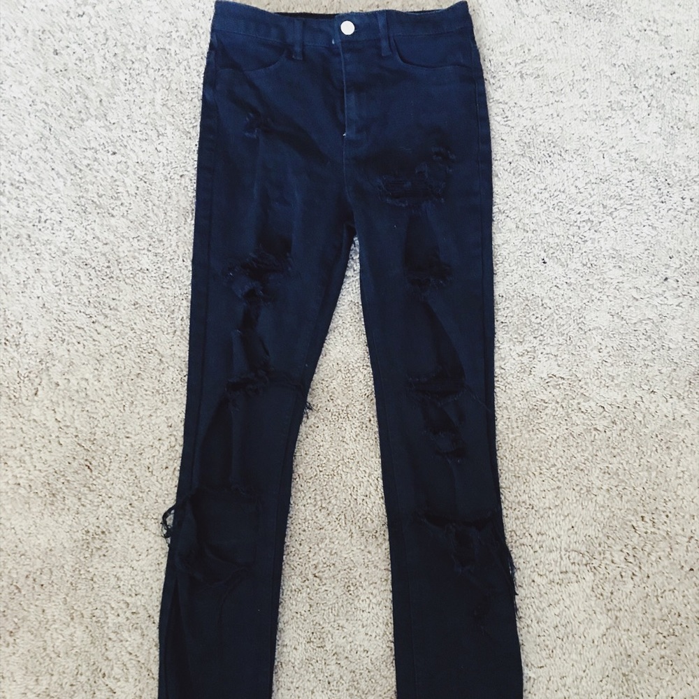Ripped Black Jeans